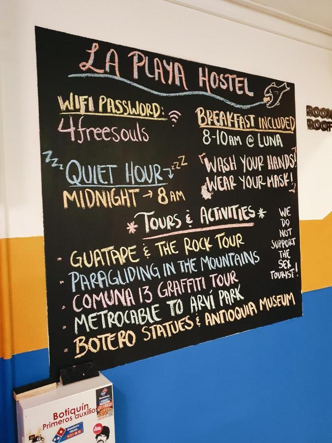 La Playa Hostel & Rooftop Medellín Dış mekan fotoğraf